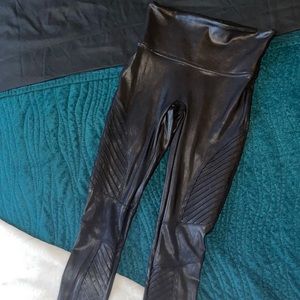 SPANX leather leggings